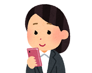 180cut_smartphone_businesswoman_stand_smile.png